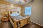 Master Bedroom with Pine Frame Queen Bed